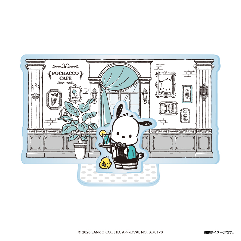 「アクリルミニジオラマ」（1540円）(C) 2026 SANRIO CO., LTD. APPROVAL NO. L670170
