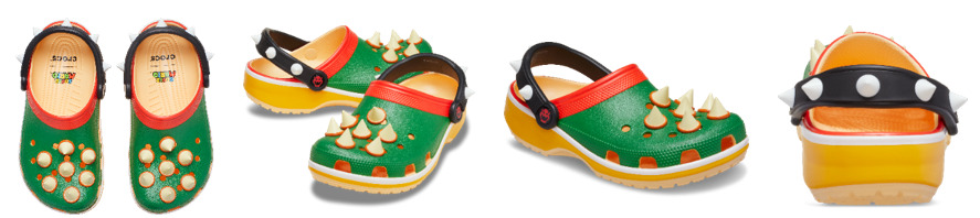 「クッパ クラシック クロッグ」（9900円）(C)Nintendo