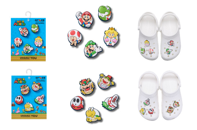 「ジビッツチャーム スーパーマリオ コア、クッパ軍団」（各2420円）(C)Nintendo
