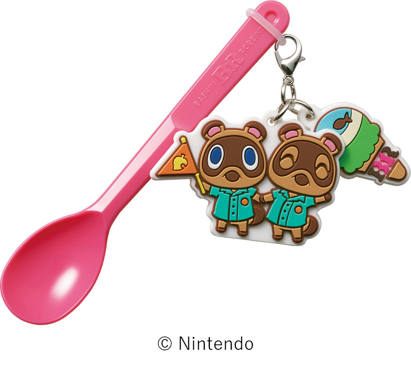 まめきち＆つぶきち 2連スプーンチャーム　(C)Nintendo