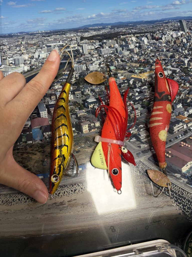 タコ釣りに使用される「タコ餌木」