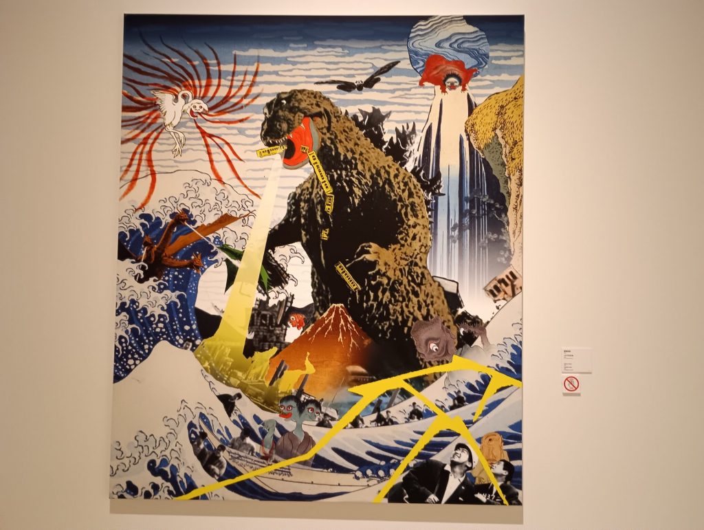 横尾忠則「ゴジラの日本」TM ＆ (c) TOHO CO., LTD. (c) Tadanori Yokoo