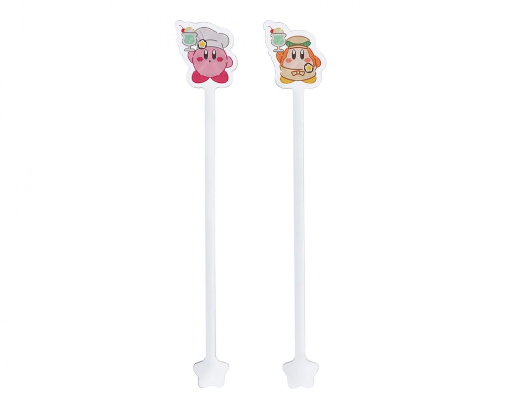 「ひとやすみメロンクリームソーダ」にはSummerスーベニアアクリルマドラー（イメージ・全2種ランダム）がつく　(C)Nintendo / HAL Laboratory, Inc.