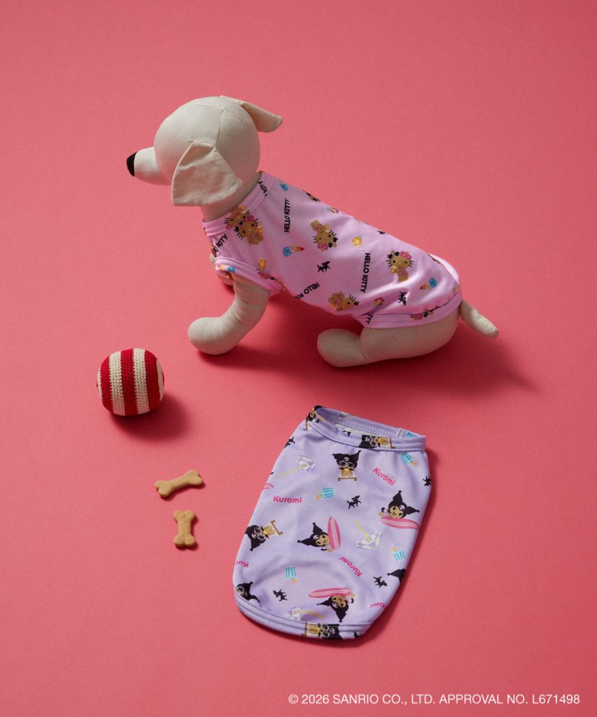 「DOG ひんやり冷感ウェア」（2992円）　(C)2026 SANRIO CO., LTD. APPROVAL NO. L671498