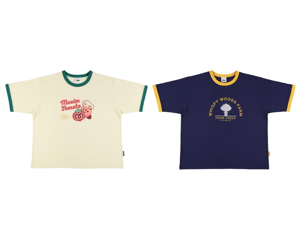 「リンガーTシャツ」（アイボリー・ネイビー・各5720円・M/L/XL）　(C)Nintendo / HAL Laboratory, Inc.