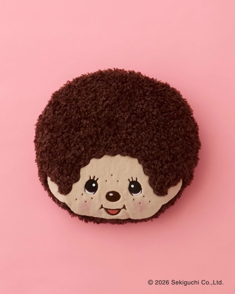 「ポケット付きブランケット入りフェイス型クッション」（5980円）