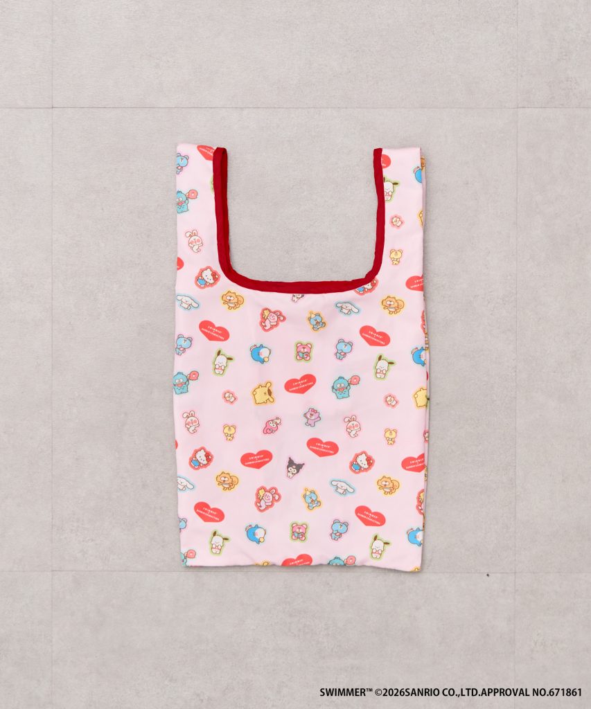 SWIMMER×Sanrio characters Series「サンリオキャラクターズ集合エコバッグ」（2490円）