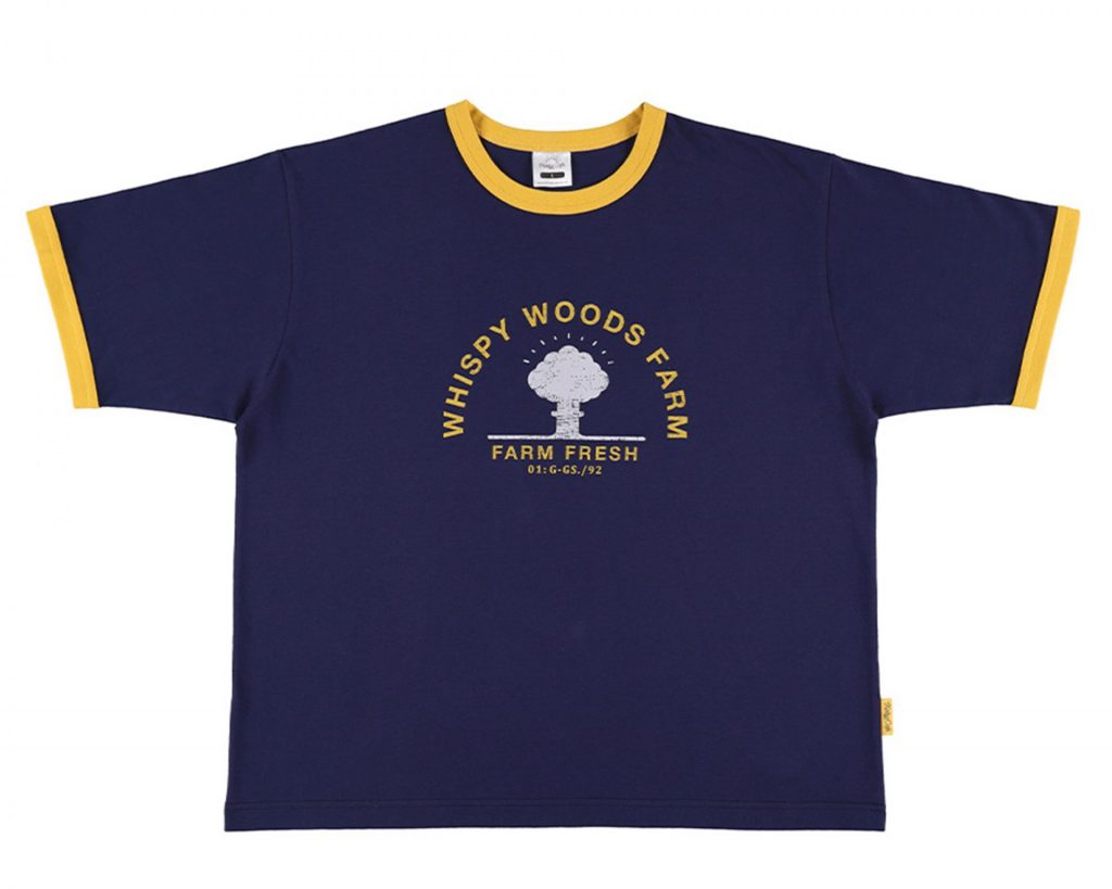 「リンガーTシャツ」（ネイビー　5720円・M/L/XL）　(C)Nintendo / HAL Laboratory, Inc.