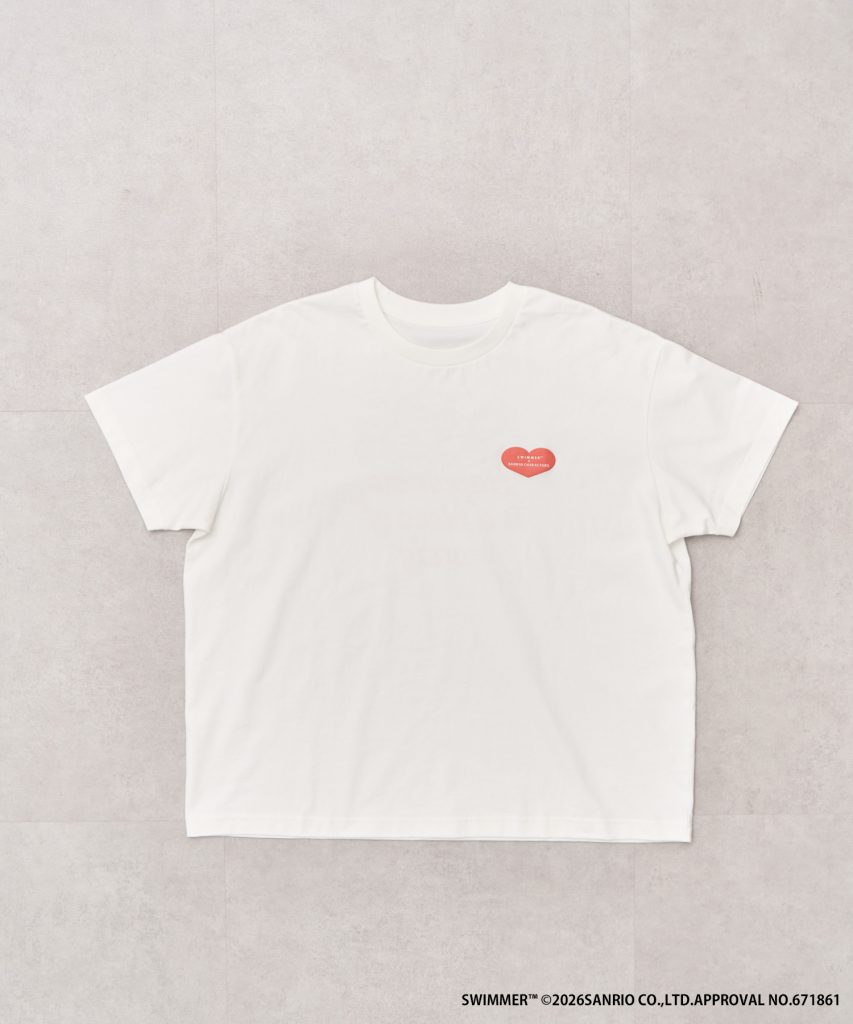 SWIMMER×Sanrio characters Series「集合バックプリントTシャツ」（3490円）