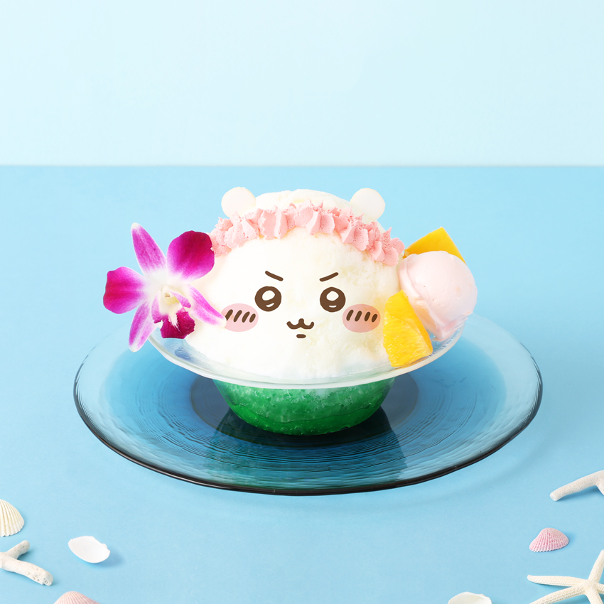 「ちいかわのピーチかき氷」（1870円）(C) nagano ️(C)ナガノ 2026「映画ちいかわ」製作委員会