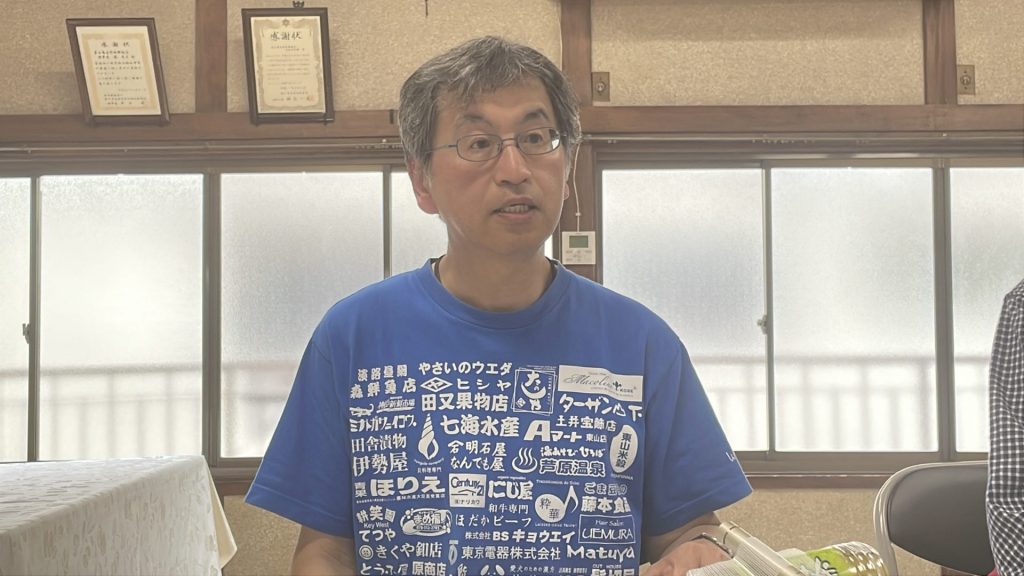 東山商店街振興組合・理事長の松浦雄一さん