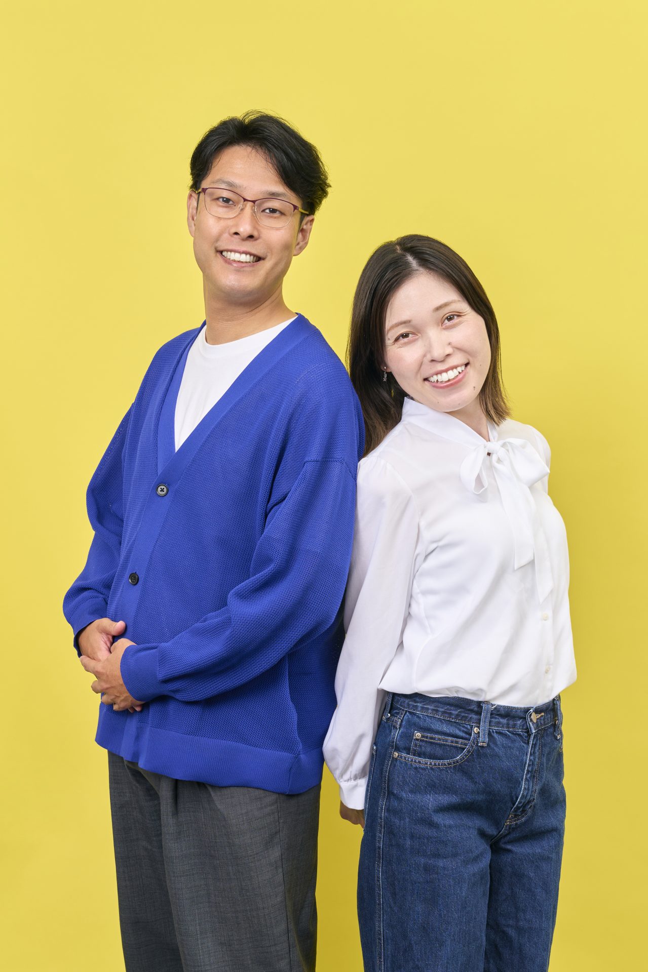 タケモトコウジと誠子（縦）