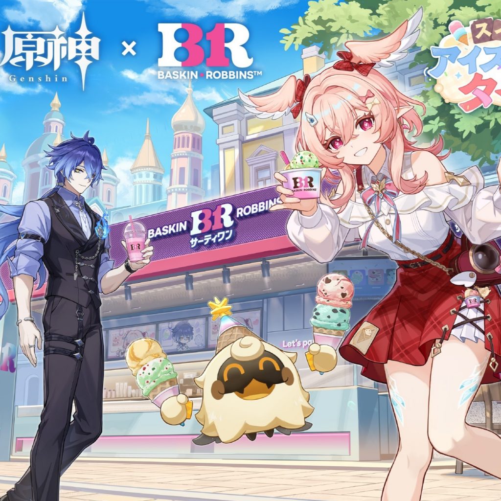 「原神」とサーティワンが初コラボレーション！テーマは”スイート・アイスクリームタイム”　(C)COGNOSPHERE
