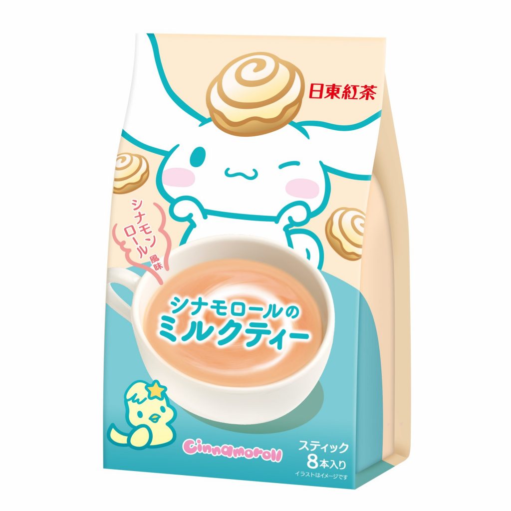 「シナモロールのミルクティー　シナモンロール風味　8本入り」（360円　税抜）