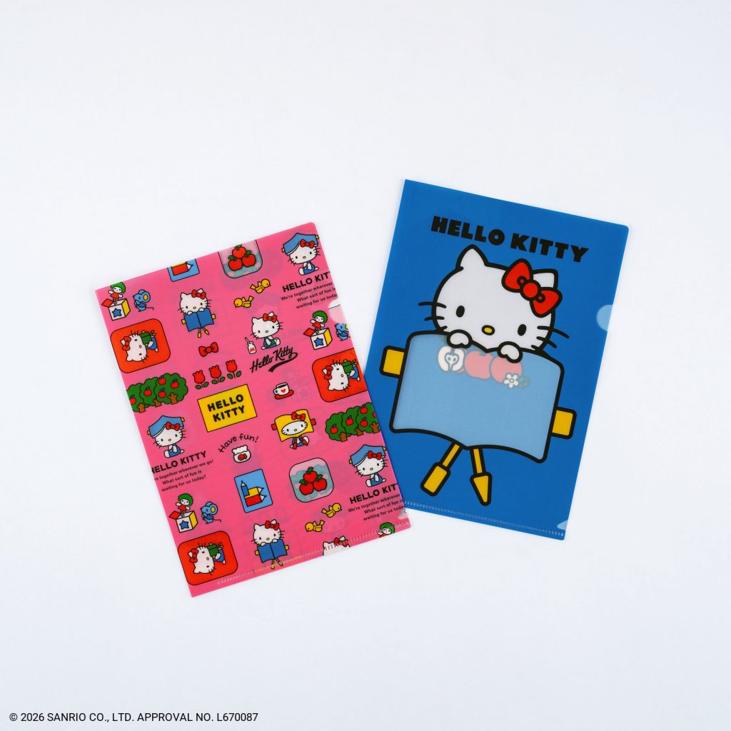 ほぼ日のクリアファイル カズンサイズ用（2枚セット）　(C)2026 SANRIO CO., LTD. APPROVAL NO. L670087