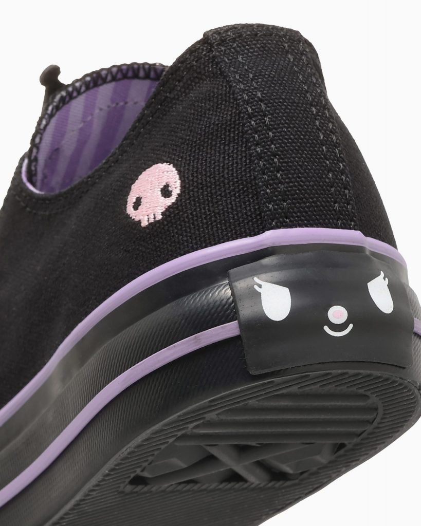「ALL STAR OX / クロミ」（22〜26cm・1万3200円）　(C)2026 SANRIO CO., LTD. APPROVAL NO. L671619