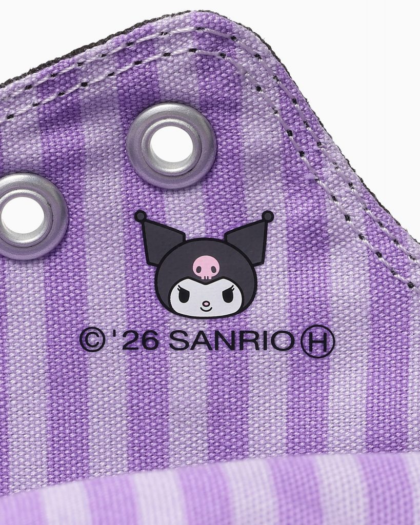 「ALL STAR OX / クロミ」（22〜26cm・1万3200円）　(C)2026 SANRIO CO., LTD. APPROVAL NO. L671619