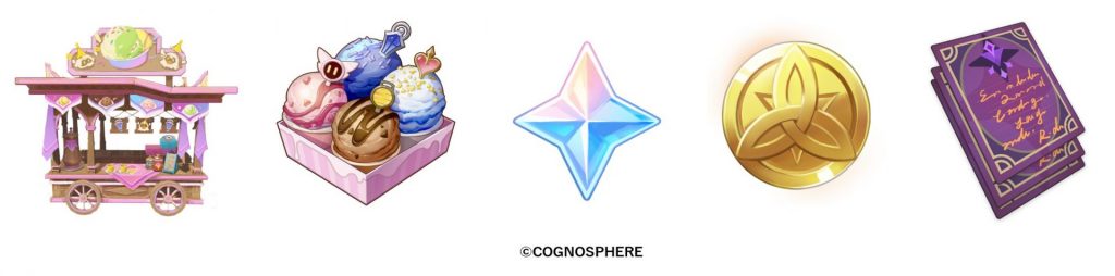 ゲーム内で使える限定アイテムセット　(C)COGNOSPHERE