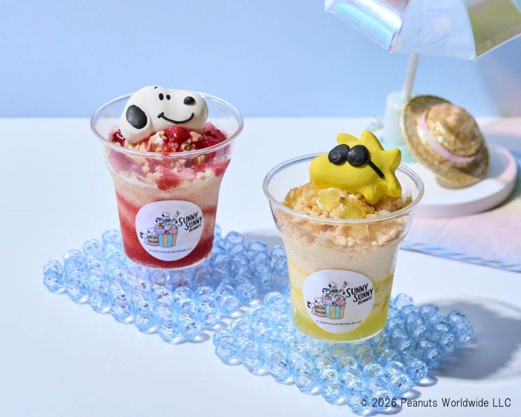 【ケーキリンク『ピーナッツ』】の「スヌーピーアイスパフェ4個入」（4320円） (C)2026 Peanuts Worldwide LLC