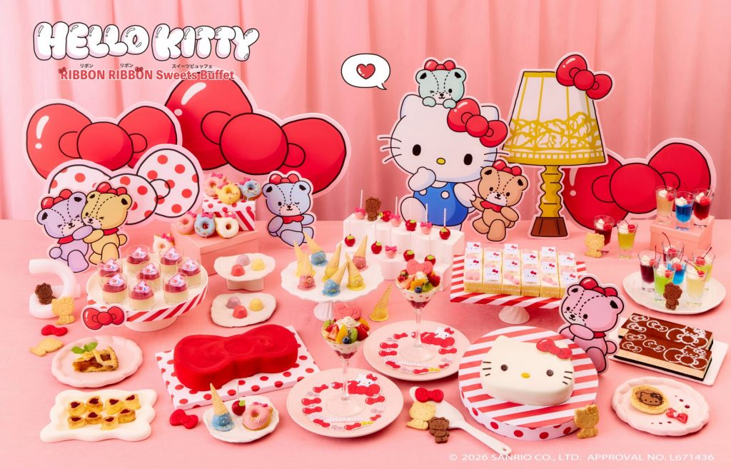 「HELLO KITTY RIBBON RIBBON Sweets Buffet」9月4日（金）より開催