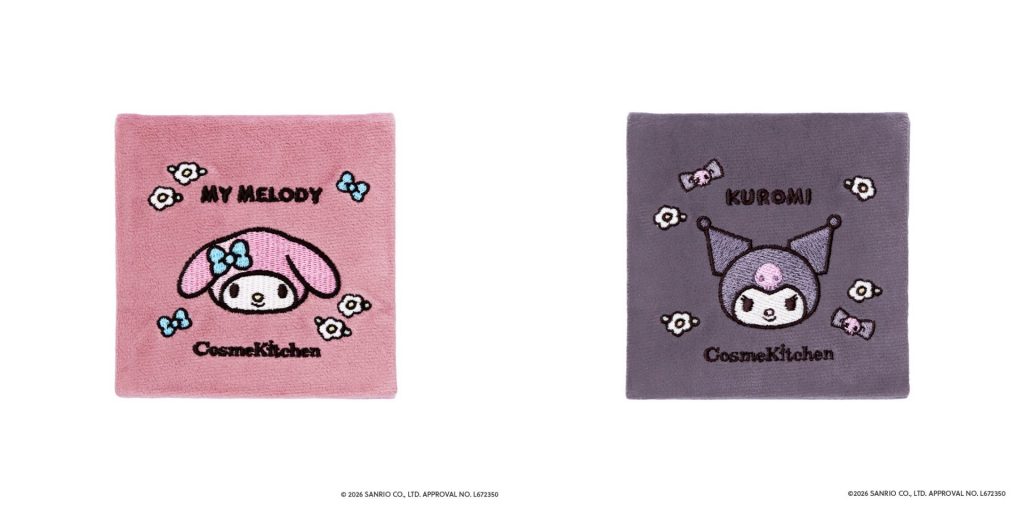 「〈マイメロディ〉折りたたみミラー」、「〈クロミ〉折りたたみミラー」（各2750円）