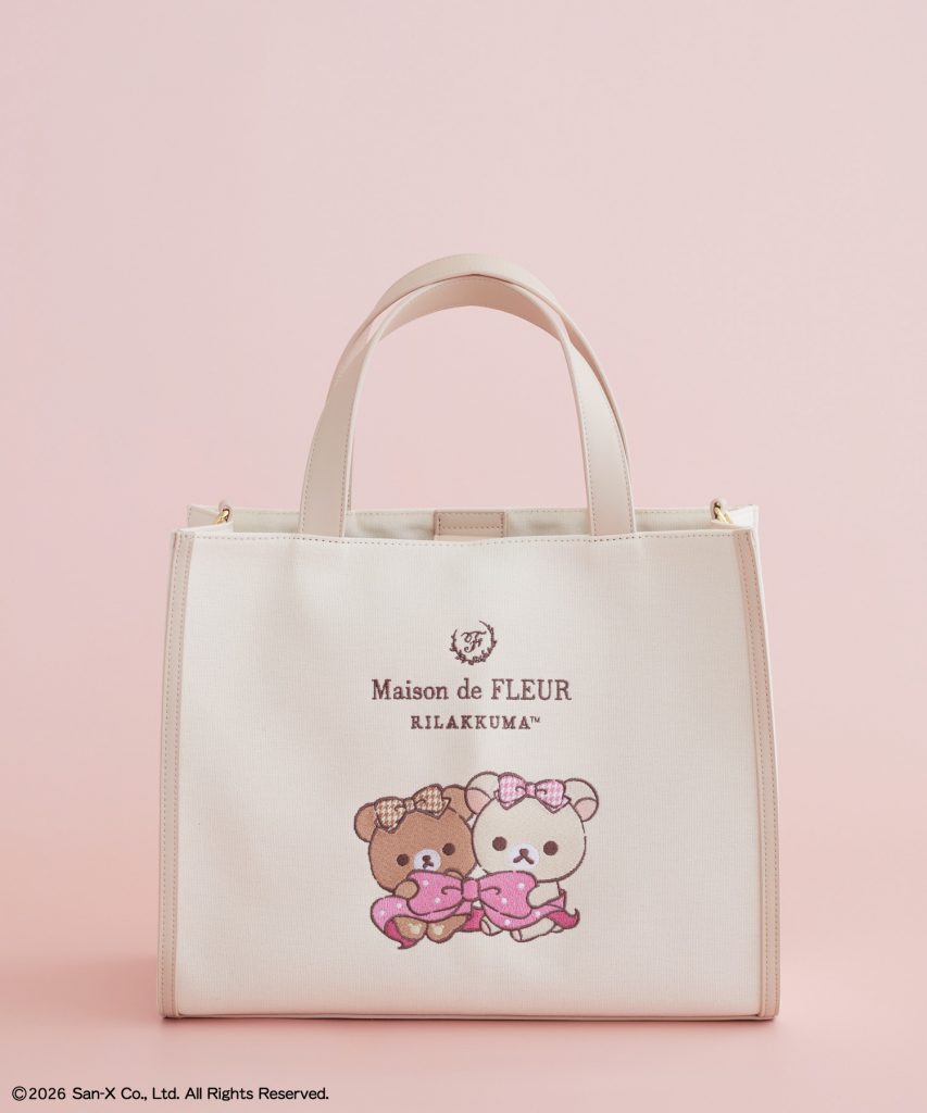 「リラックマ 帆布2Wayスクエアトートバッグ」(1万1000円)(C)2026 San-X Co., Ltd. All Rights Reserved.「リラックマ 帆布2Wayスクエアトートバッグ」(1万1000円)(C)2026 San-X Co., Ltd. All Rights Reserved.