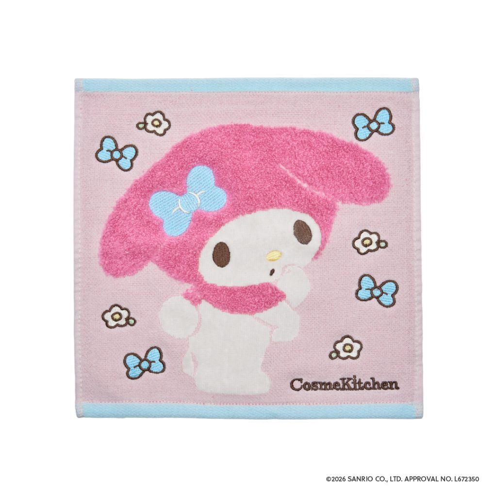 「〈マイメロディ〉タオルハンカチ」（1650円）