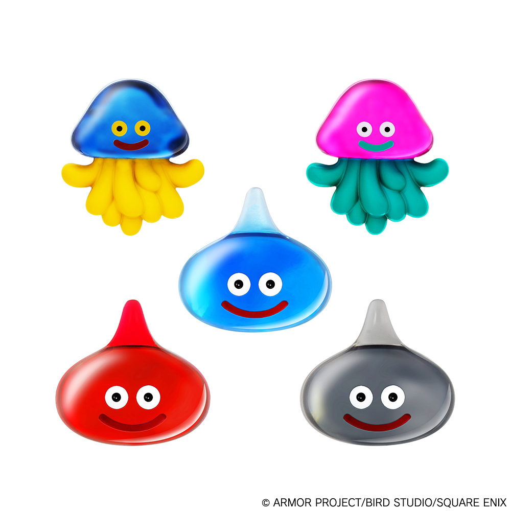 「スマイルスライム アクリルクリアマグネット ～ホイミスライムがあらわれた！～」（5個セット 1980円）(C)ARMOR PROJECT/BIRD STUDIO/SQUARE ENIX
