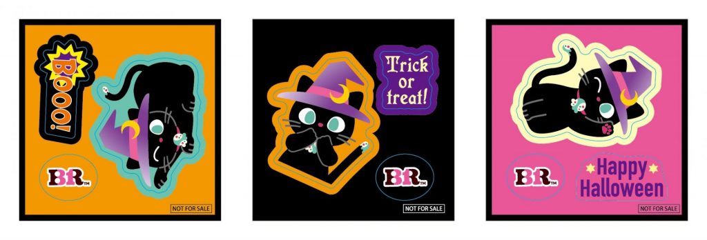 ハロウィンオリジナルデザインのフェイスシール