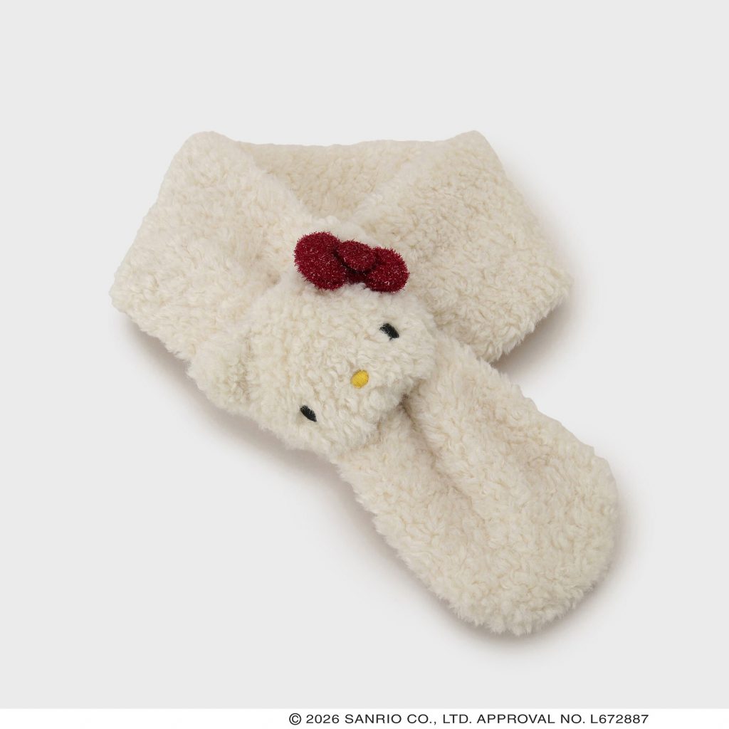 【ハローキティ】ふわふわティペット（4480円）